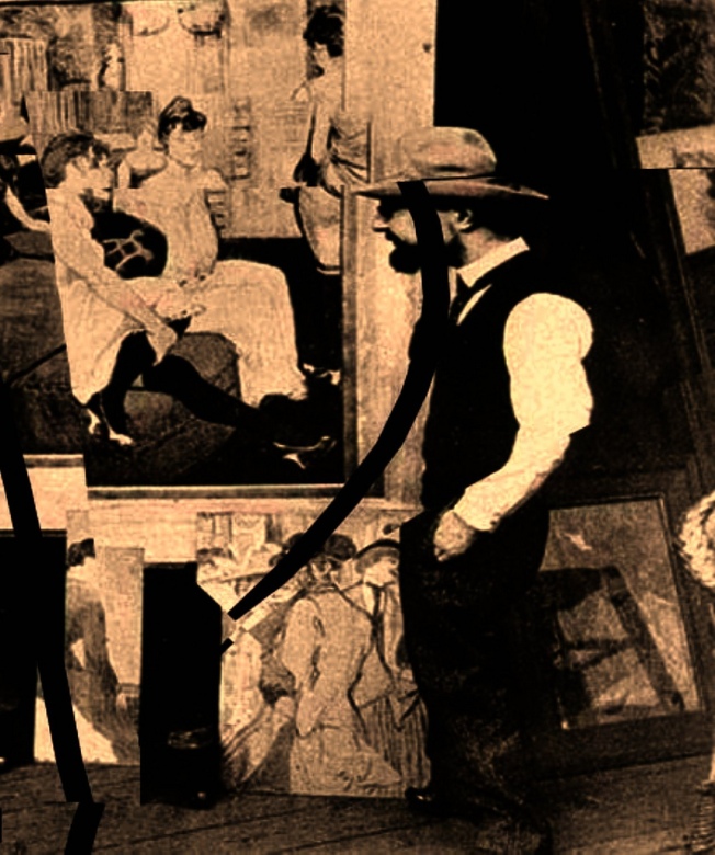 Henri de Toulouse-Lautrec im Atelier